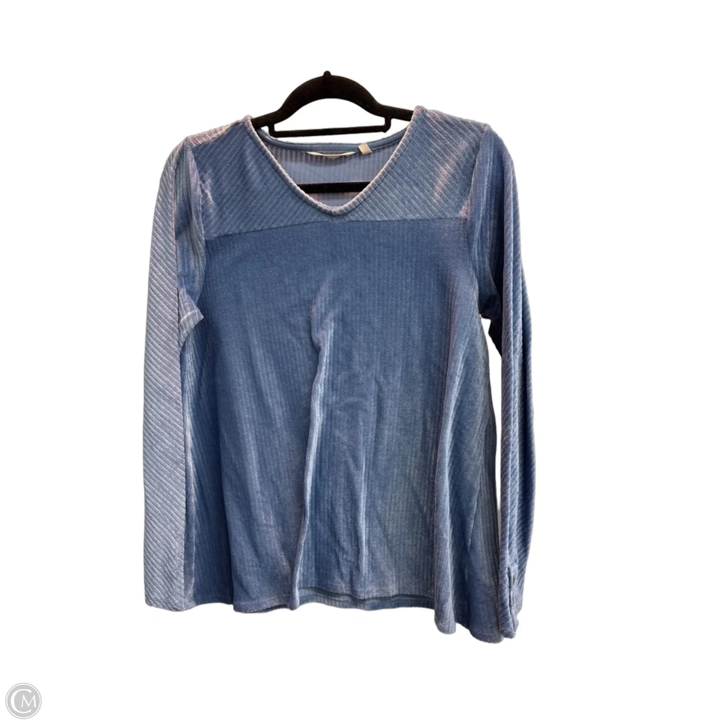 Top Long Sleeve By Soft Surroundings In Blue, Size: M