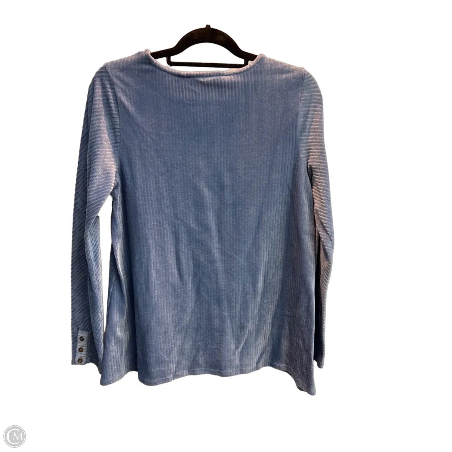 Top Long Sleeve By Soft Surroundings In Blue, Size: M