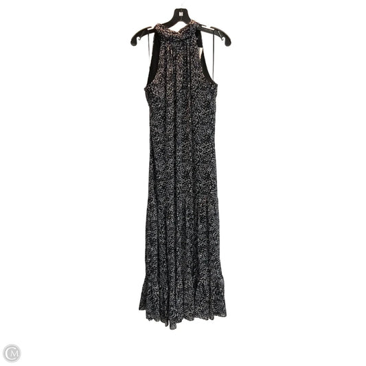 Dress Party Long By Express In Black & Blue, Size: S