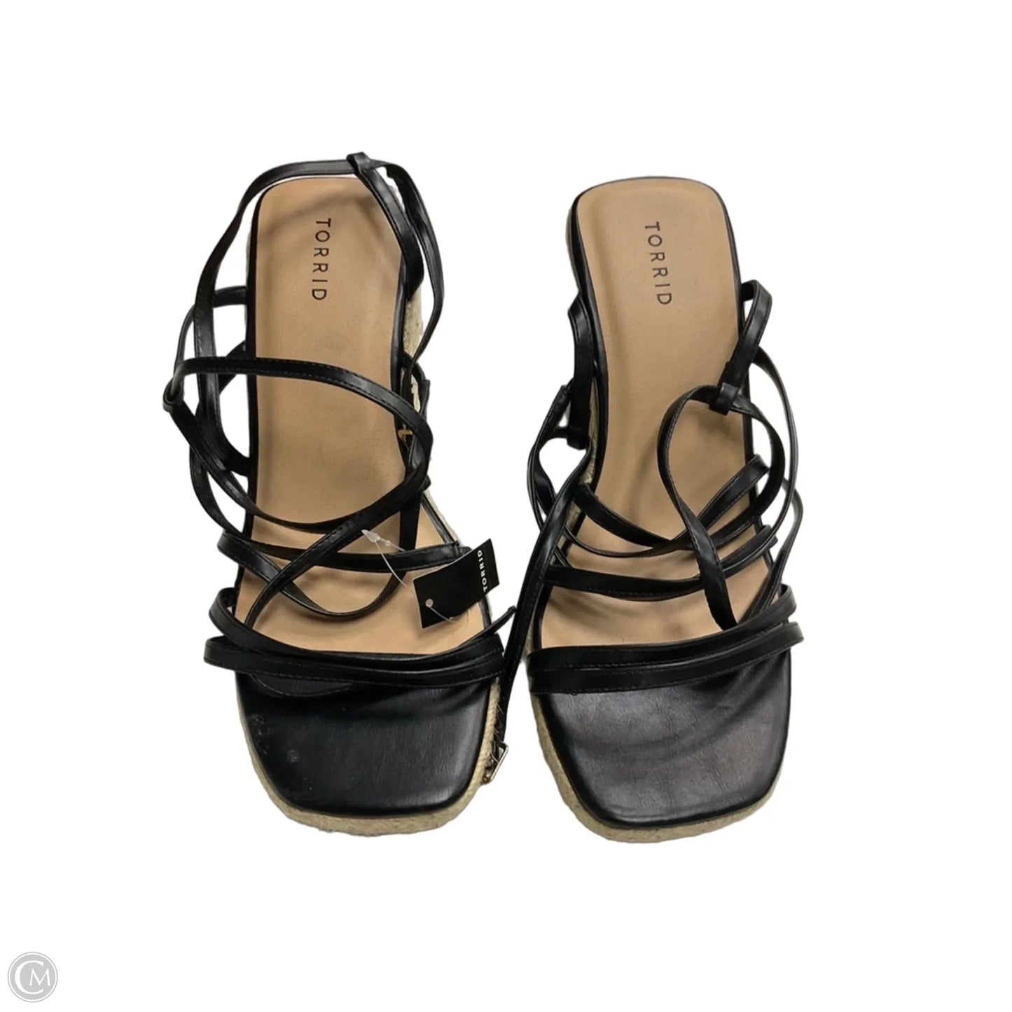 Sandals Heels Wedge By Torrid In Black, Size: 13