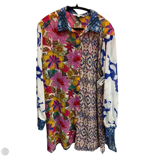 Blouse Long Sleeve By Rose And Olive In Multi-colored, Size: Xl