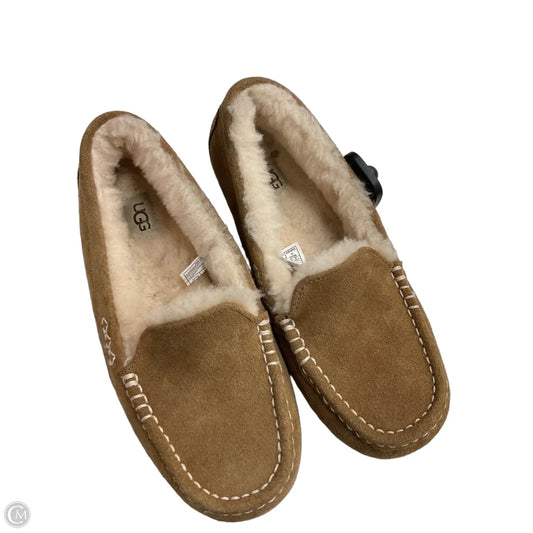 Slippers Designer By Ugg In Tan, Size: 9