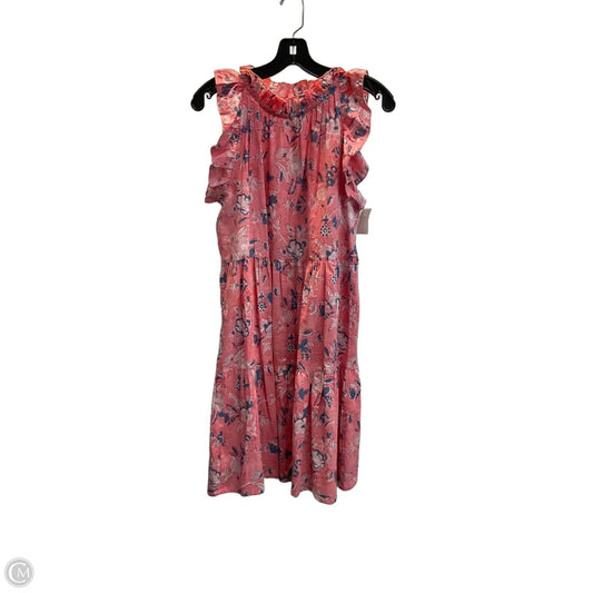 Dress Casual Midi By Cmc In Pink, Size: M
