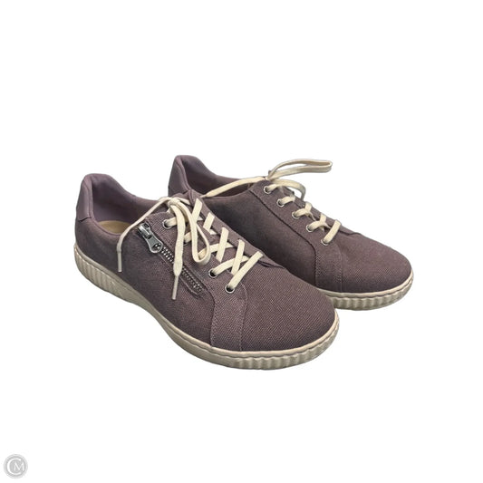 Shoes Sneakers By Clarks In Purple, Size: 10