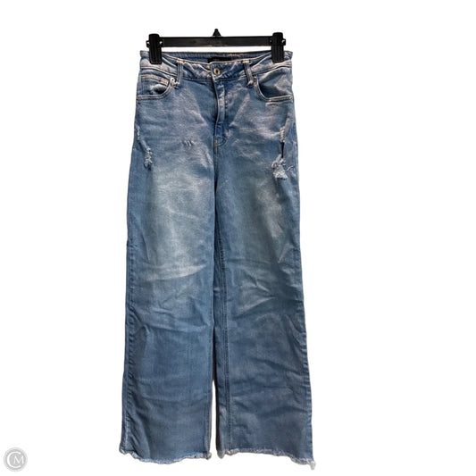Jeans Wide Leg By Bcbg In Blue Denim, Size: 4