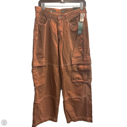 Jeans Wide Leg By Wild Fable In Brown Denim, Size: 8
