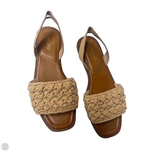 Sandals Flats By Aldo In Tan, Size: 9