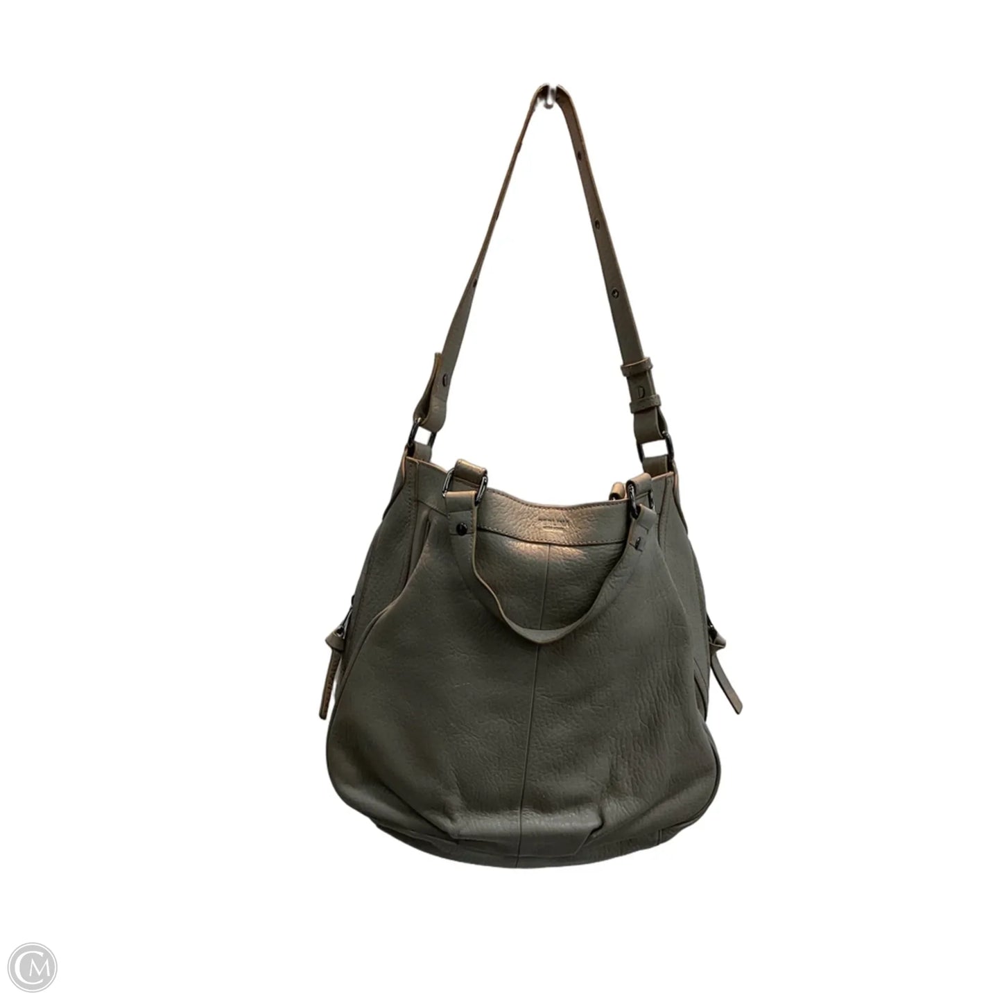 Handbag Leather By Perlina, Size: Large