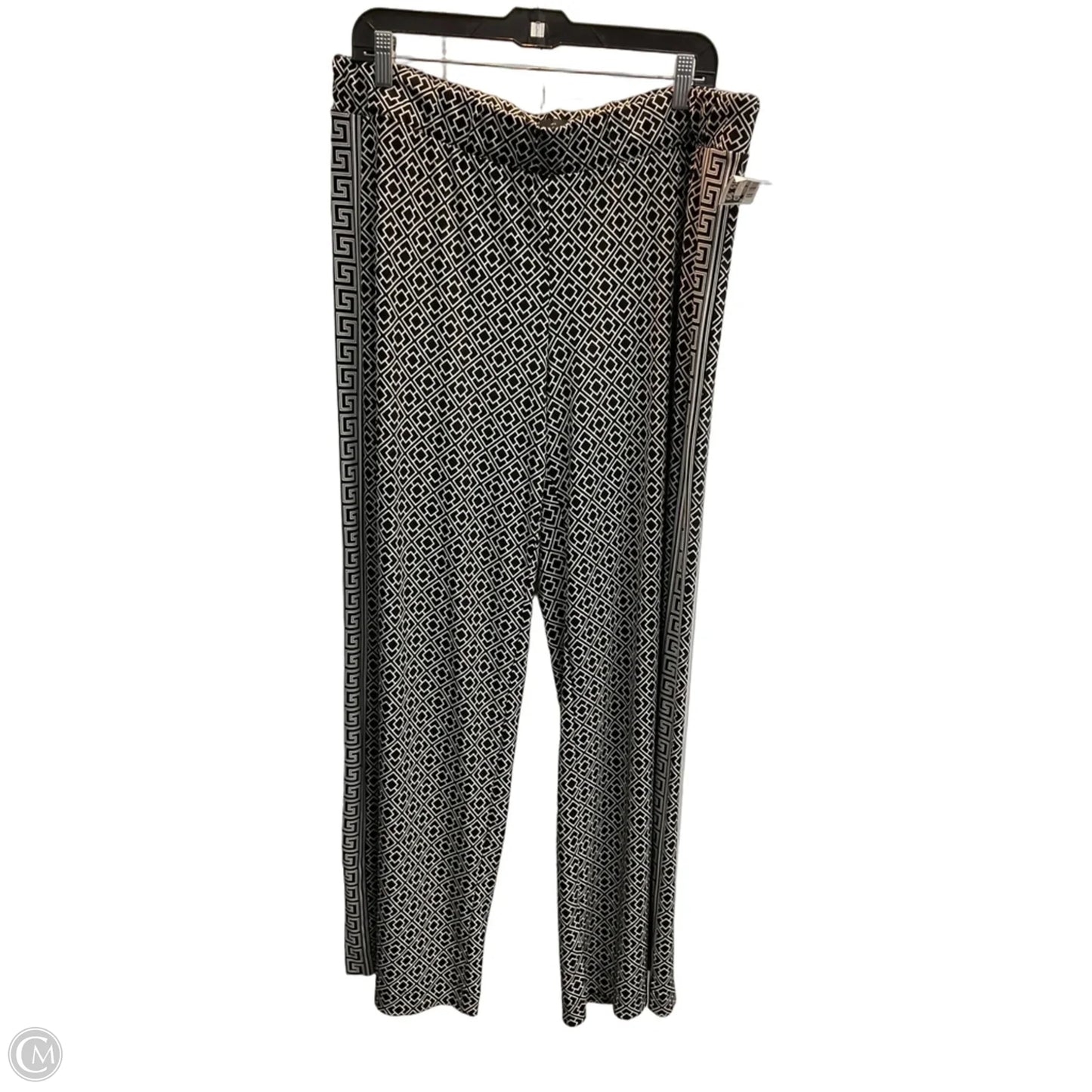 Pants Wide Leg By White House Black Market In Geometric Pattern, Size: 16