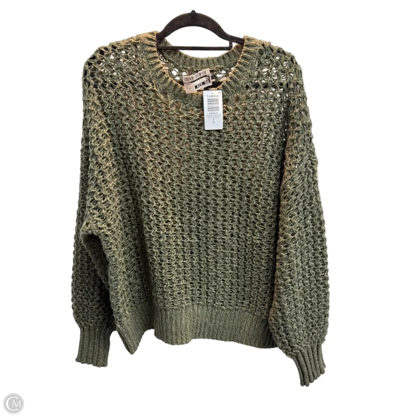 Sweater By Torrid In Green, Size: Xl