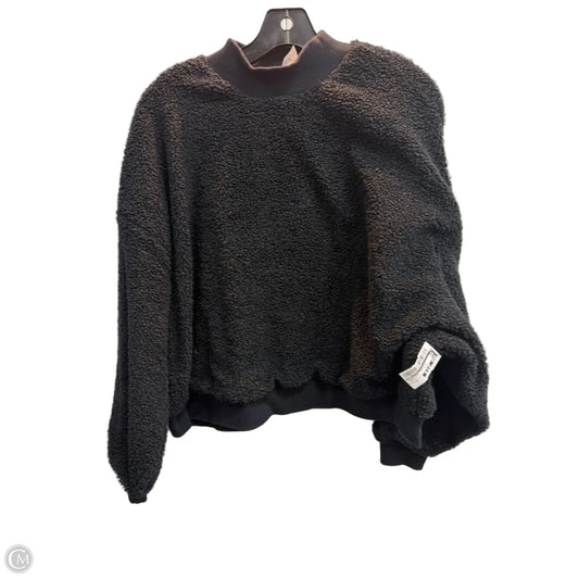 Sweatshirt Crewneck By Fabletics In Black, Size: 1x