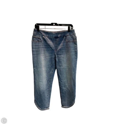 Capris By Chicos In Blue Denim, Size: 6