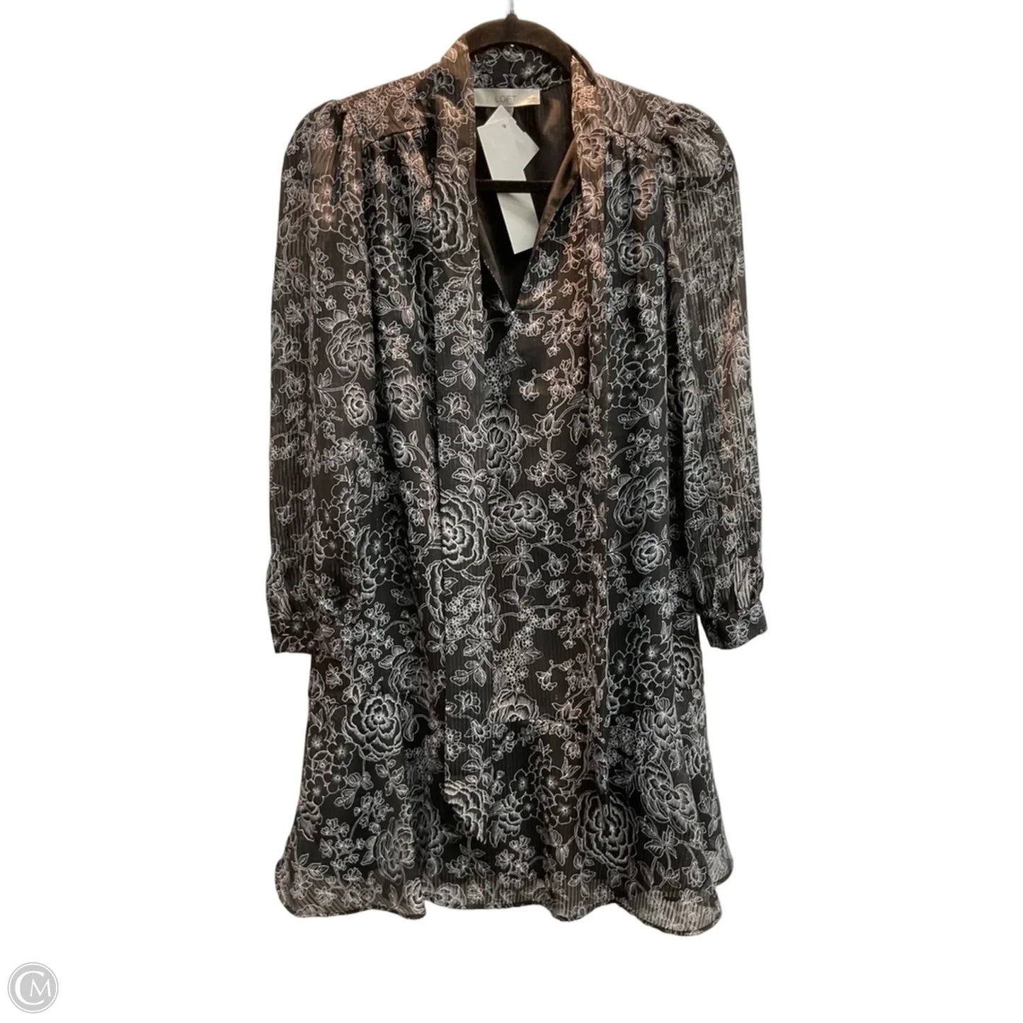 Dress Work By Loft In Black, Size: Sp