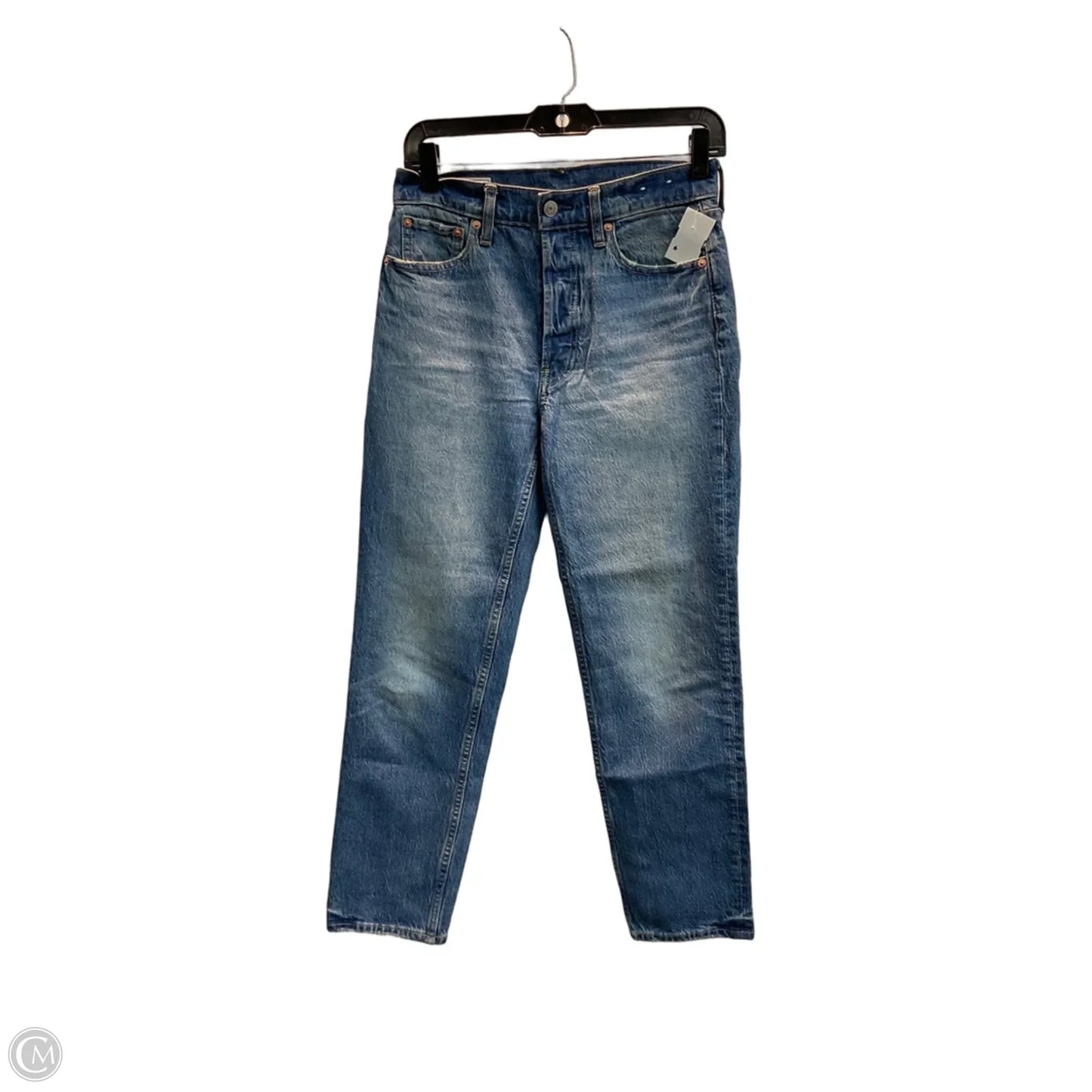 Jeans Straight By Gap In Blue Denim, Size: 2