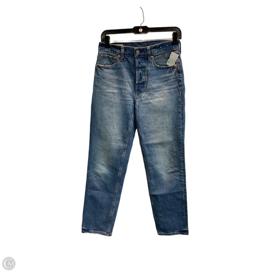 Jeans Straight By Gap In Blue Denim, Size: 2