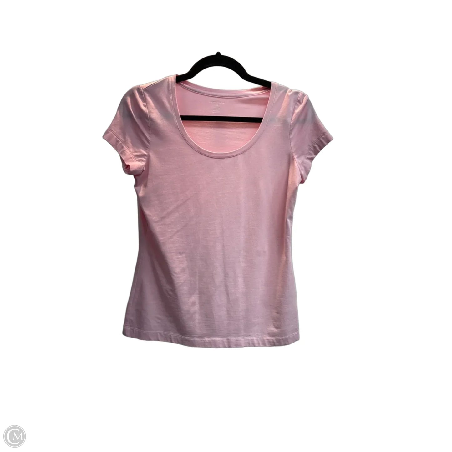 Top Short Sleeve Basic By Lands End In Pink, Size: Xs