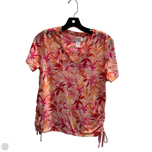 Top Short Sleeve By Stella Parker In Pink, Size: Sp