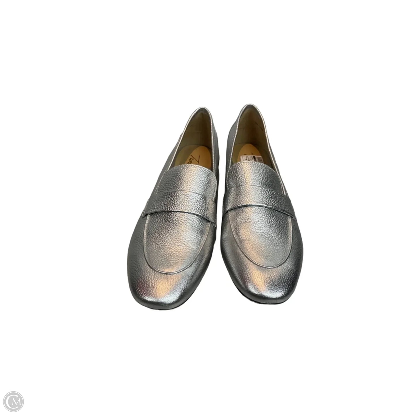 Shoes Flats By Clothes Mentor In Silver, Size: 9