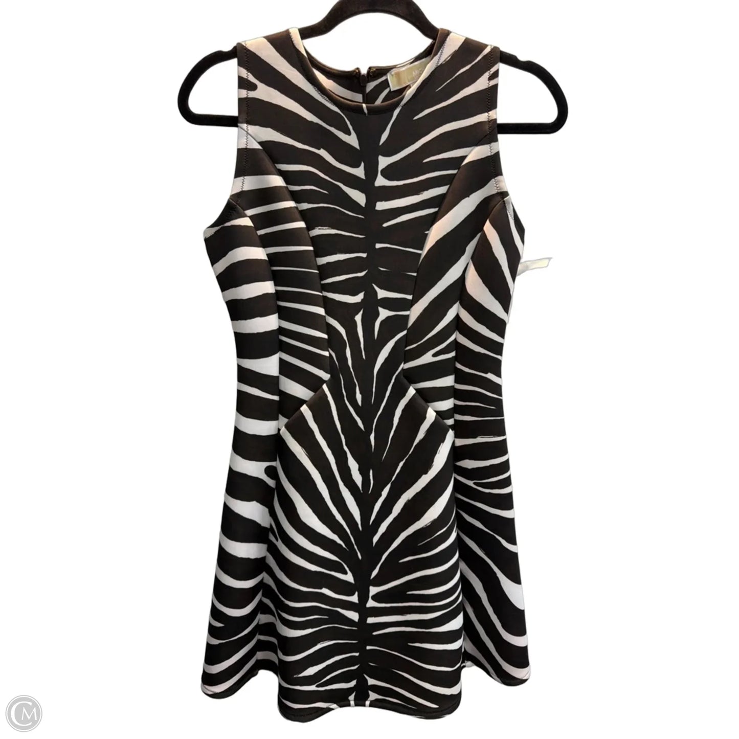 Dress Work By Michael By Michael Kors In Zebra Print, Size: S