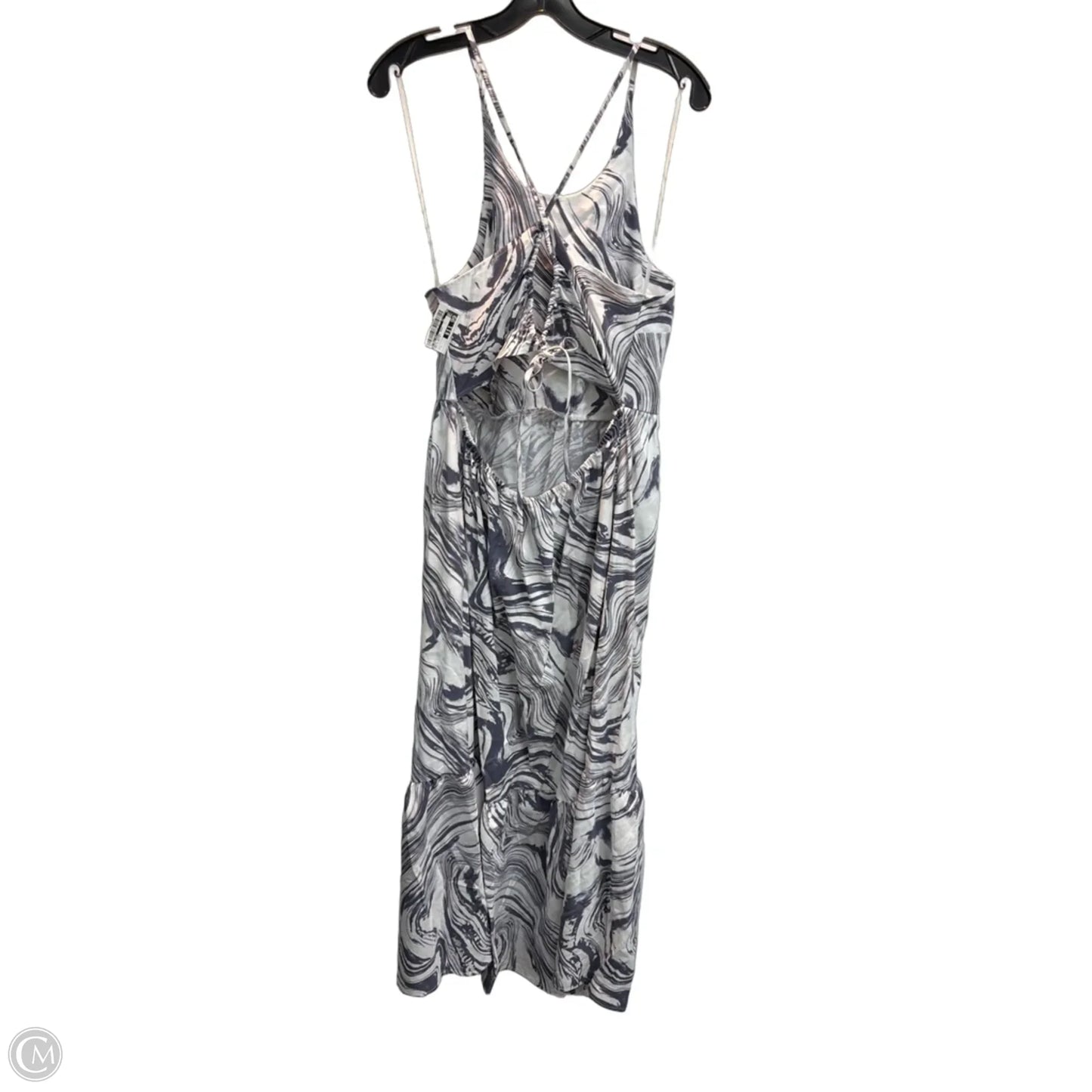 Dress Casual Maxi By A New Day In Grey & White, Size: L