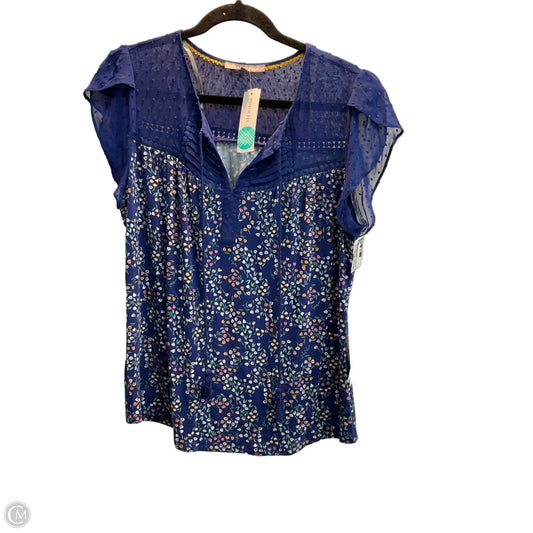 Top Sleeveless By Daniel Rainn In Blue, Size: M