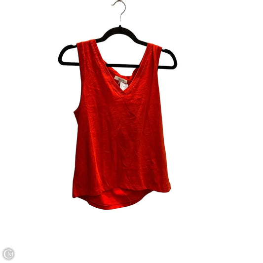Top Sleeveless By Madewell In Red, Size: S