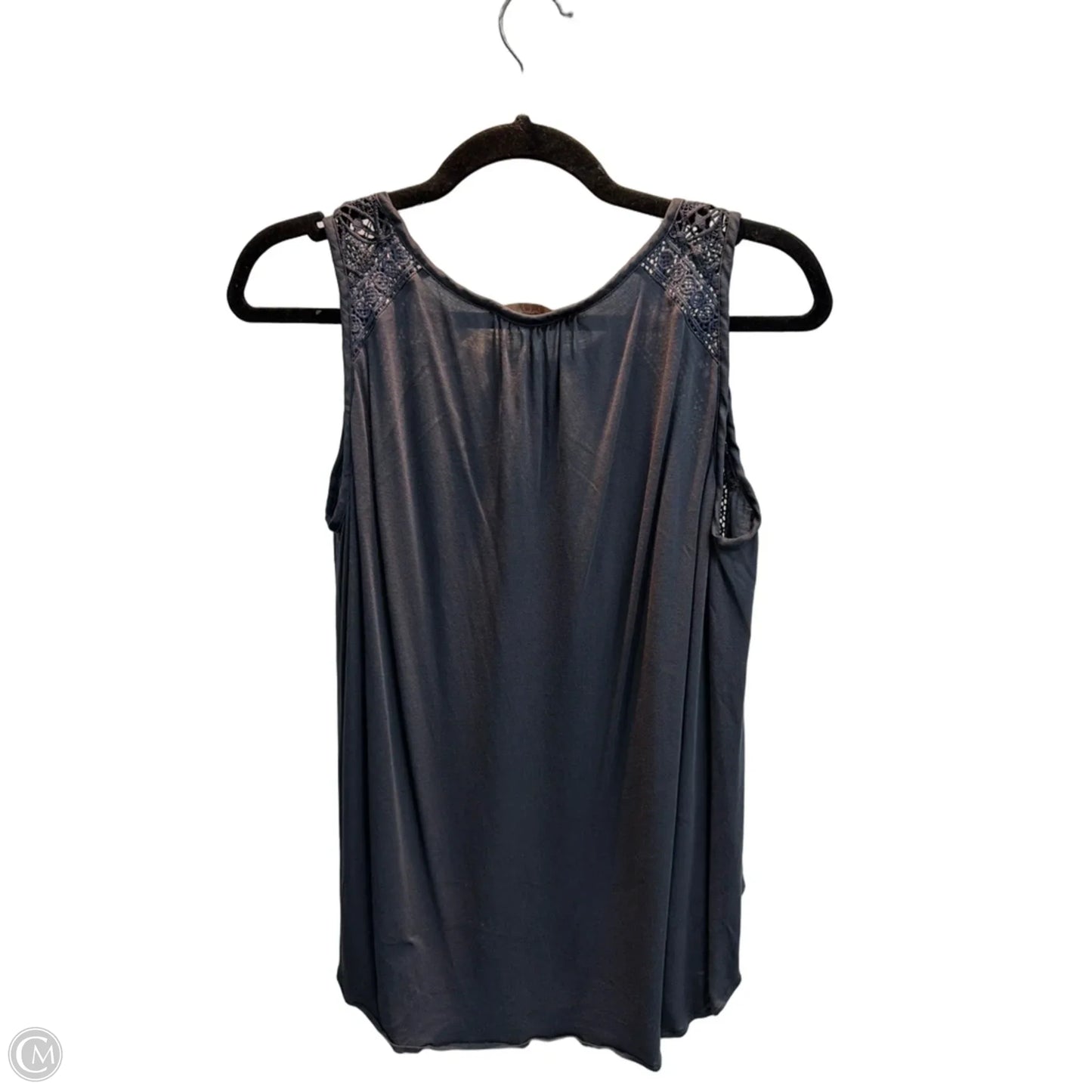 Top Sleeveless By Loft In Grey, Size: S