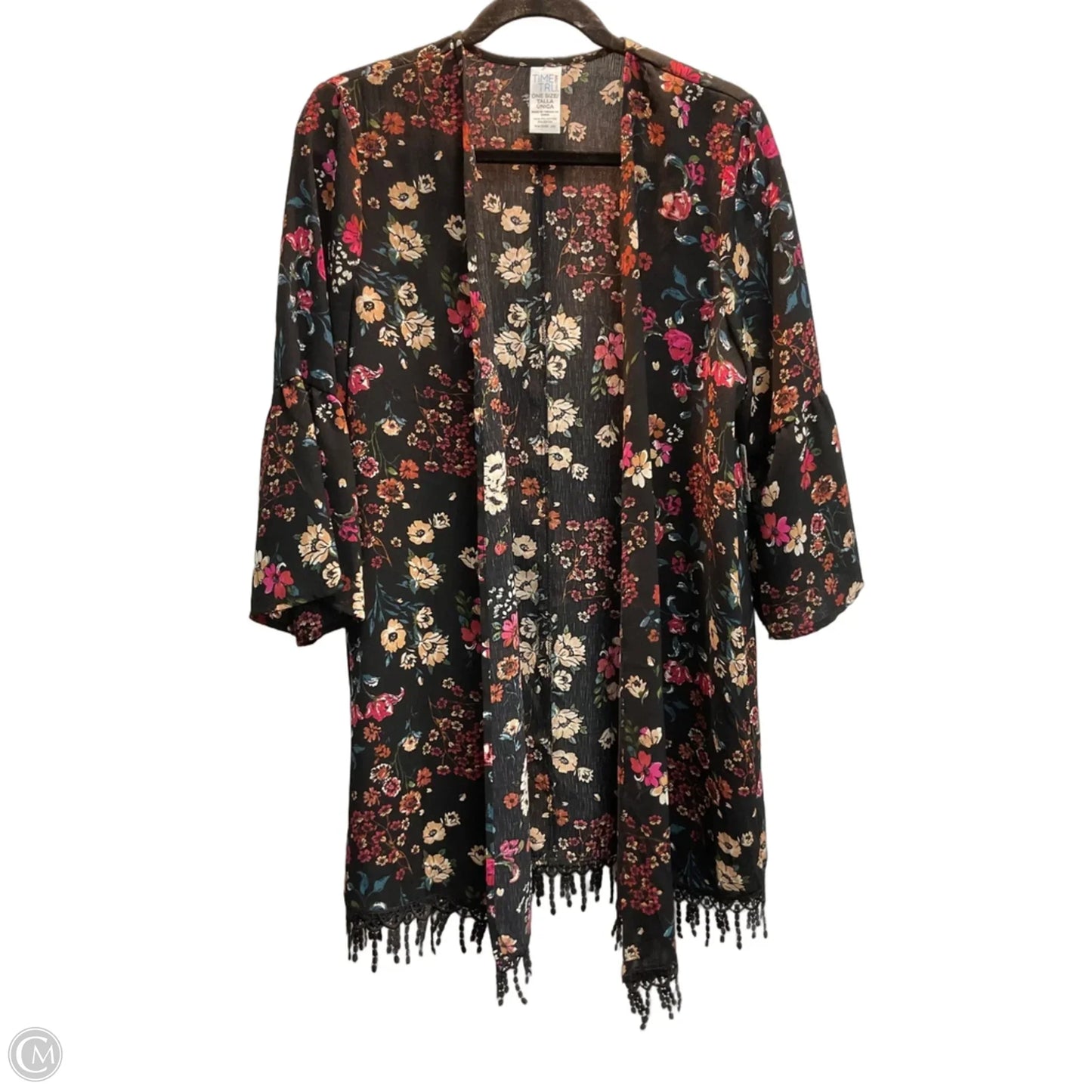 Kimono By Time And Tru In Floral Print, Size: Osfm