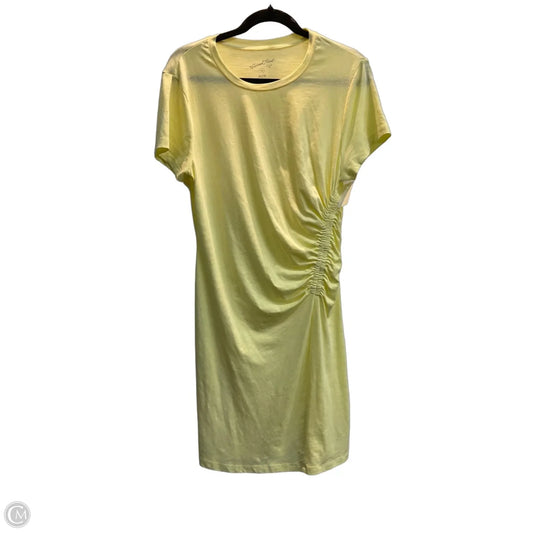 Dress Casual Midi By Universal Thread In Yellow, Size: M