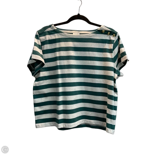 Top Short Sleeve By J. Crew In Striped Pattern, Size: M