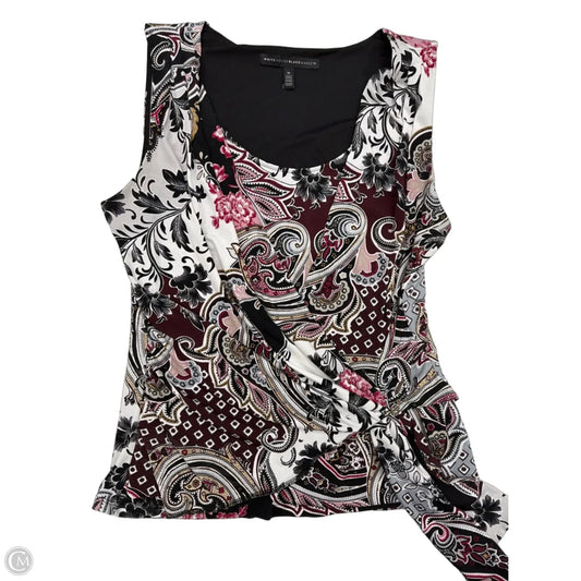 Top Sleeveless By White House Black Market In Multi-colored, Size: M
