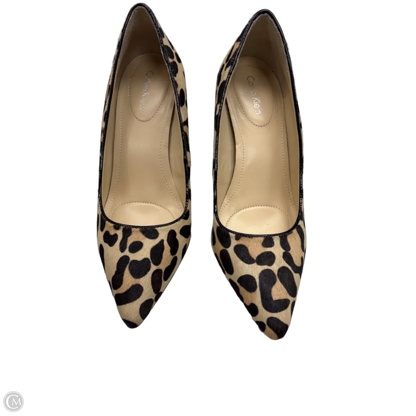 Shoes Heels Kitten By Calvin Klein In Leopard Print, Size: 7.5
