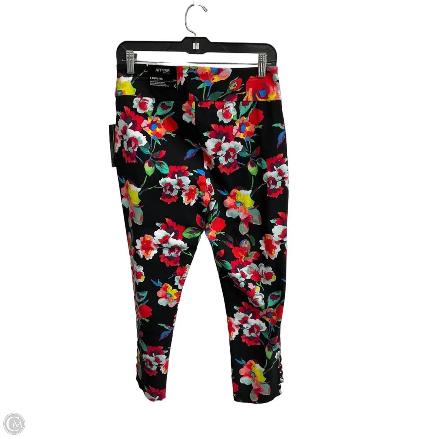 Pants Leggings By Attyre In Floral Print, Size: 6