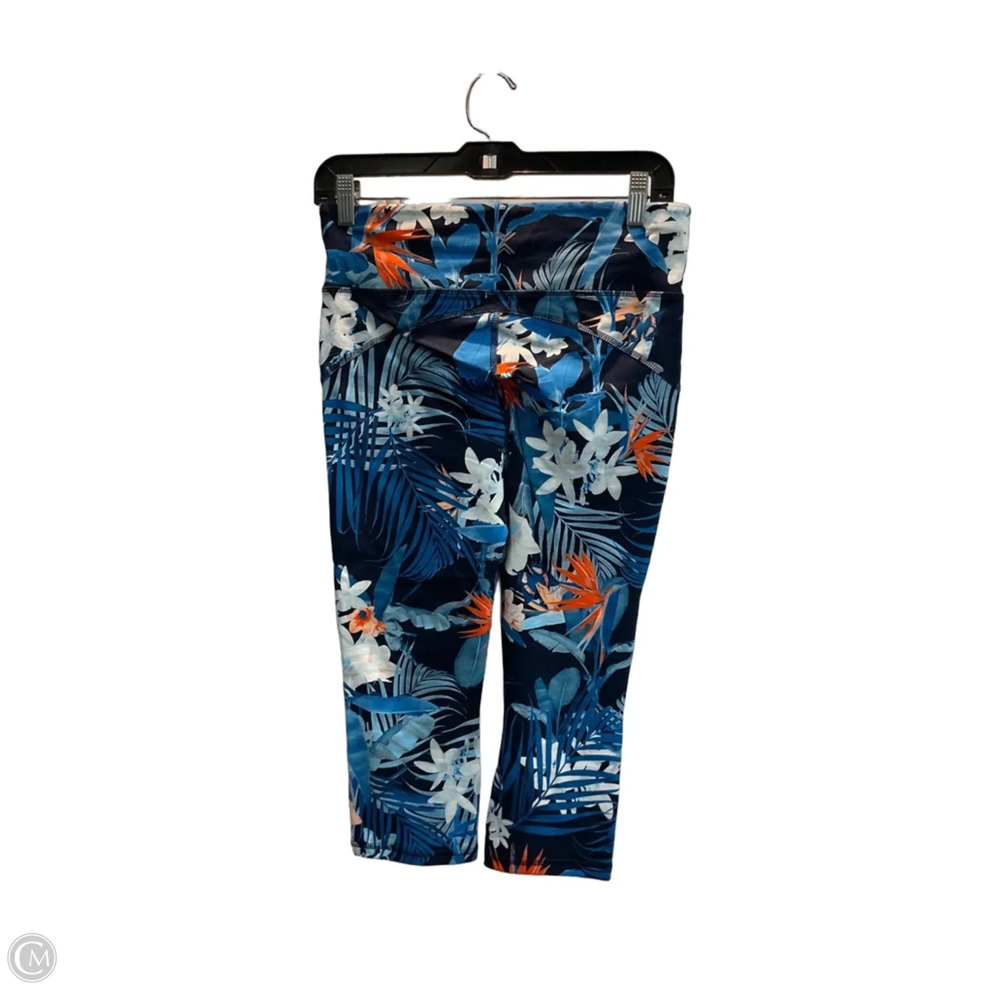 Athletic Capris By Xersion In Tropical Print, Size: M