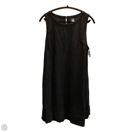 Dress Casual Midi By Old Navy In Black, Size: L