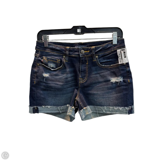 Shorts By Vigoss In Blue Denim, Size: 4