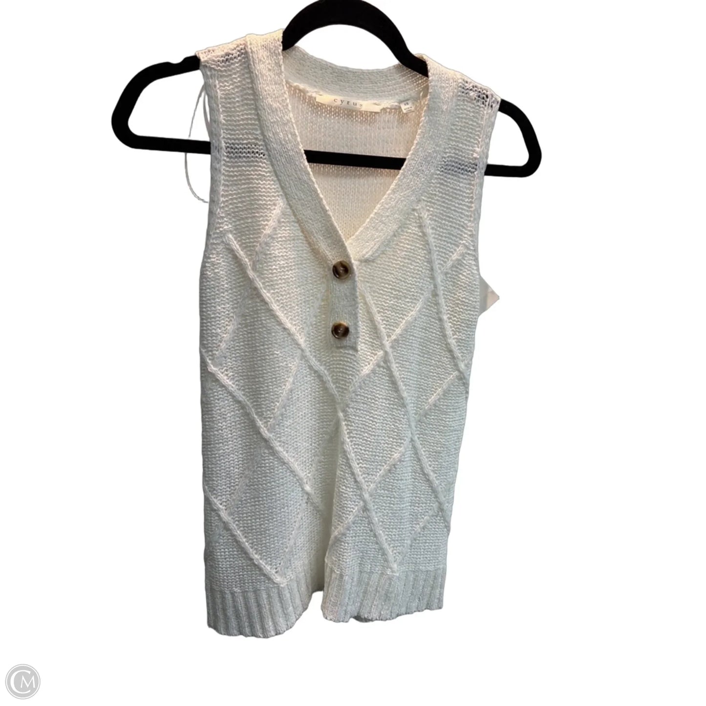Top Sleeveless By Cyrus In White, Size: Xs