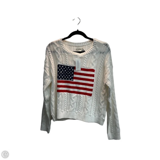 Sweater By Aeropostale In White, Size: S