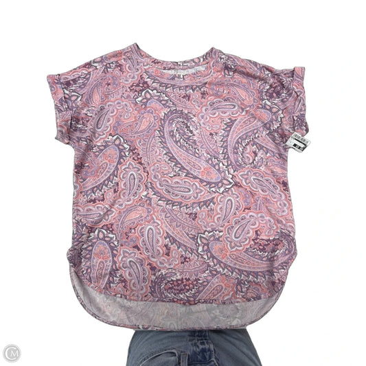 Top Short Sleeve By Cupio In Pink, Size: Xl