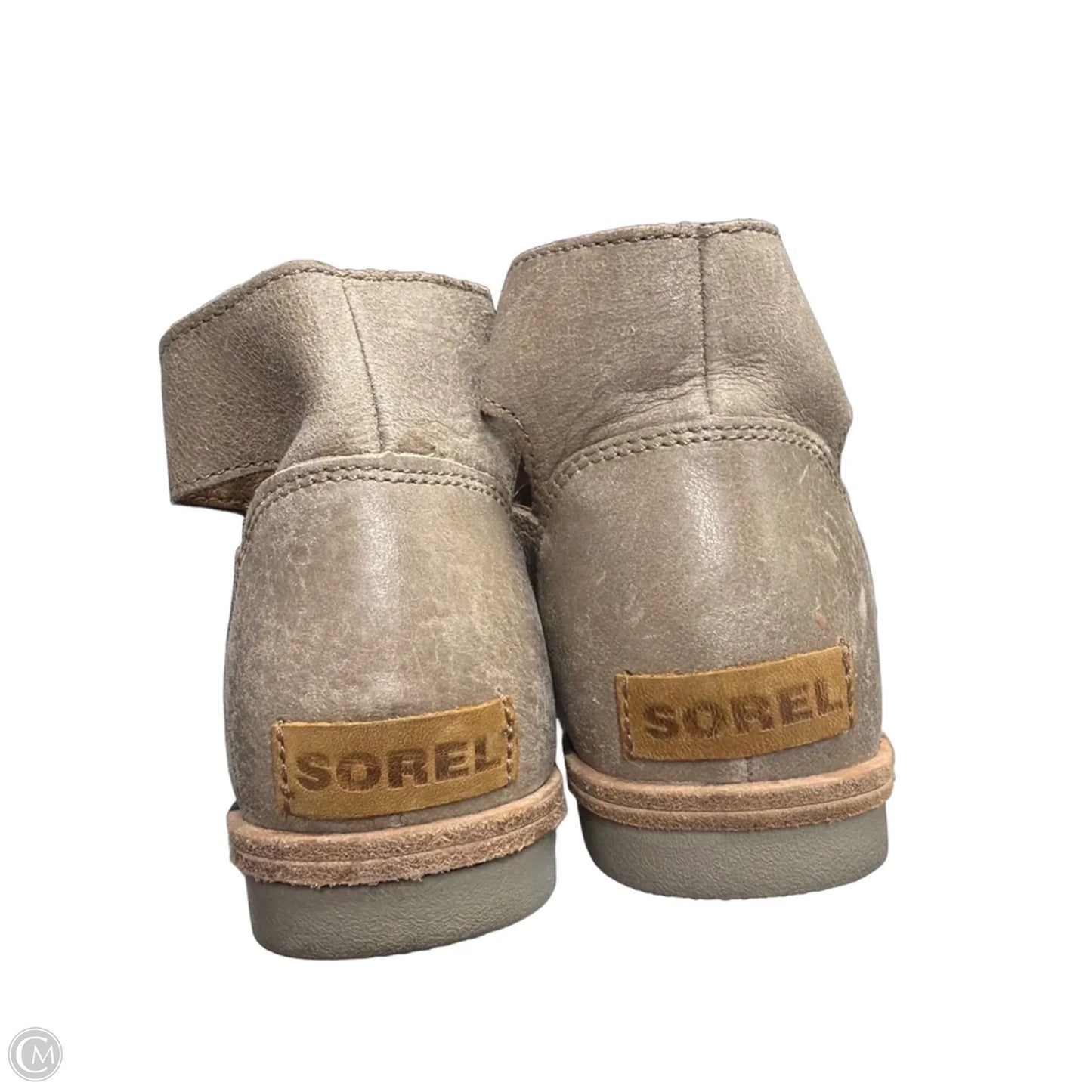 Sandals Flats By Sorel In Beige, Size: 9.5