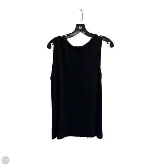 Tank Top By Adrienne Vittadini In Black, Size: L
