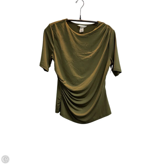 Top Short Sleeve Basic By H&m In Green, Size: M
