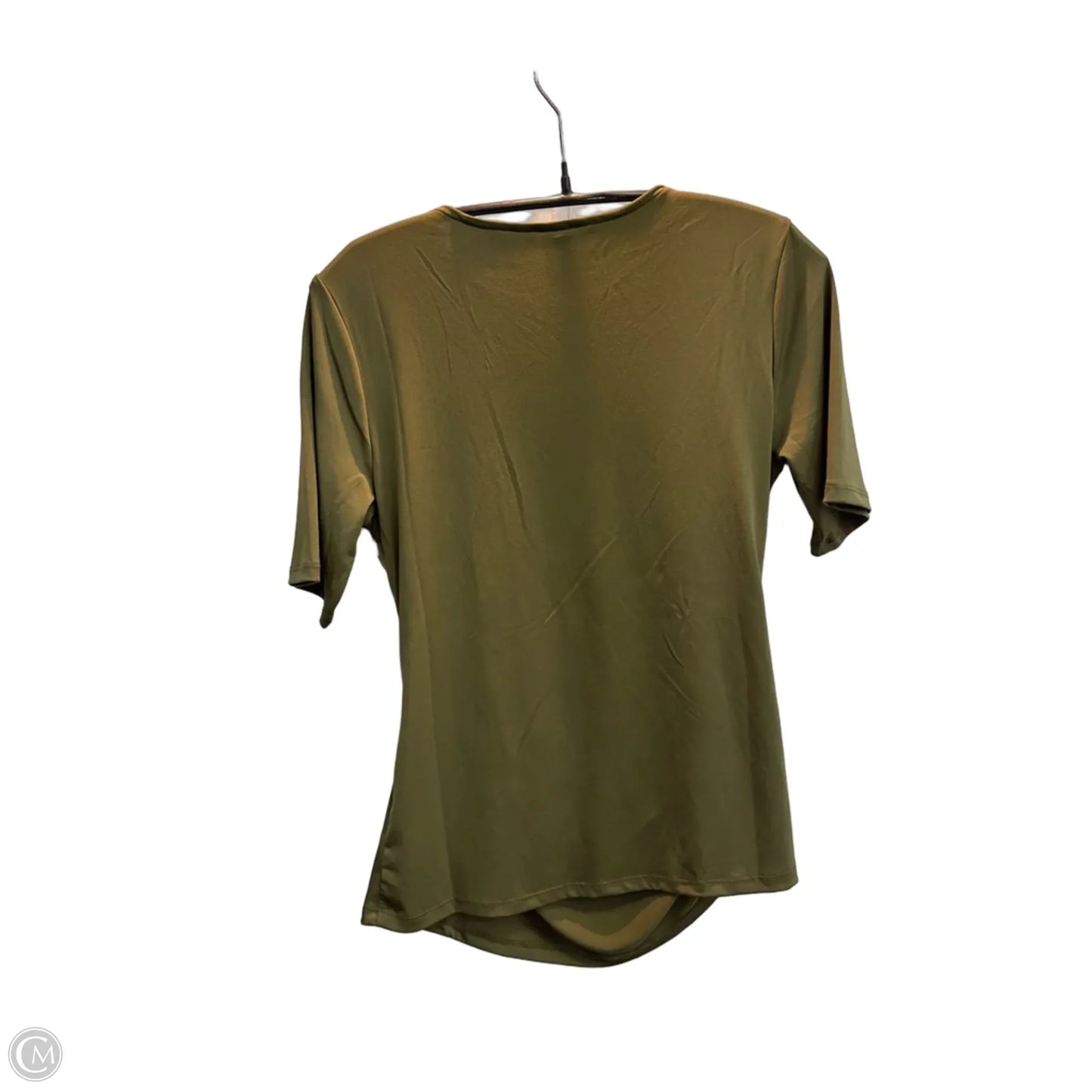 Top Short Sleeve Basic By H&m In Green, Size: M