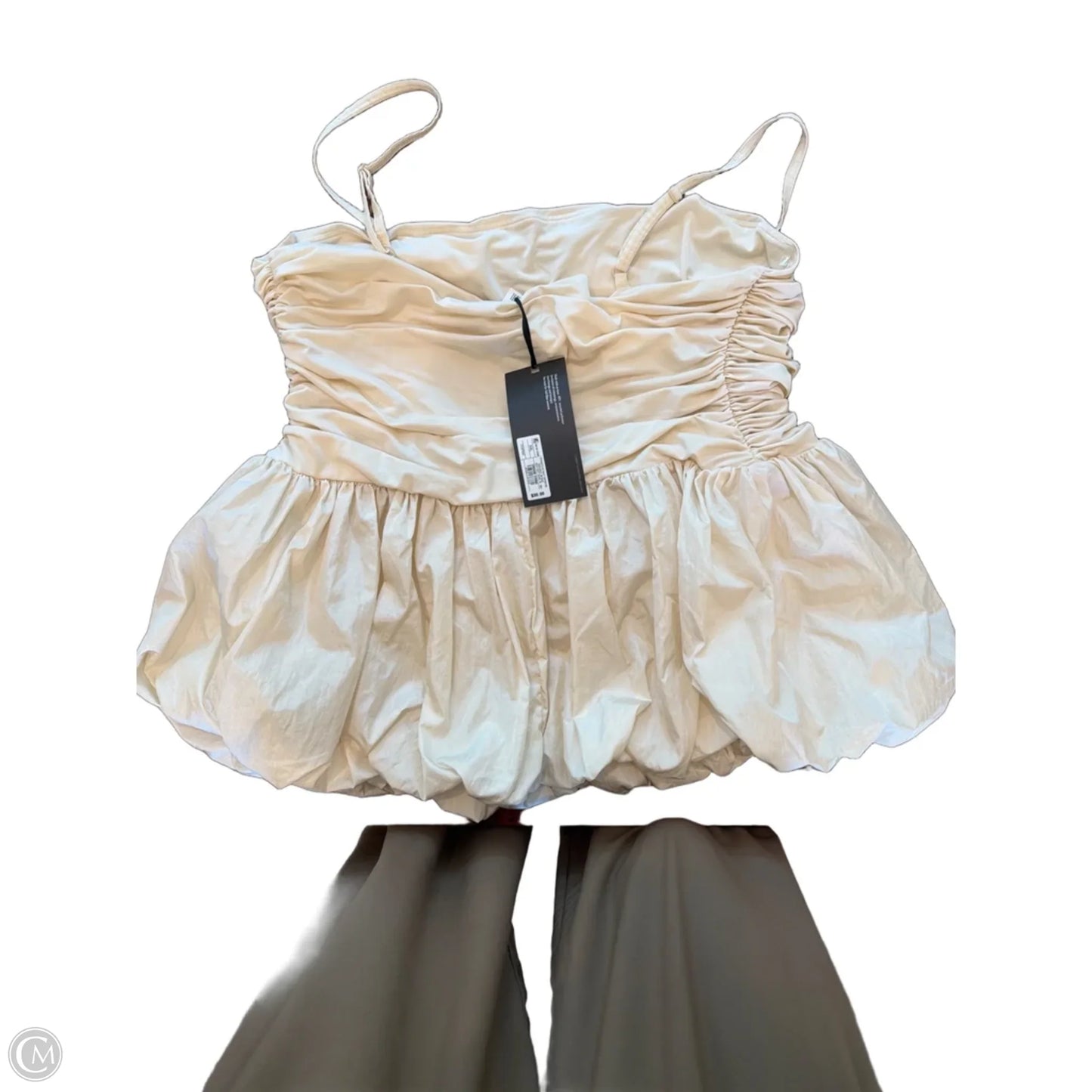 Top Sleeveless By Future Collective In Cream, Size: Xxl