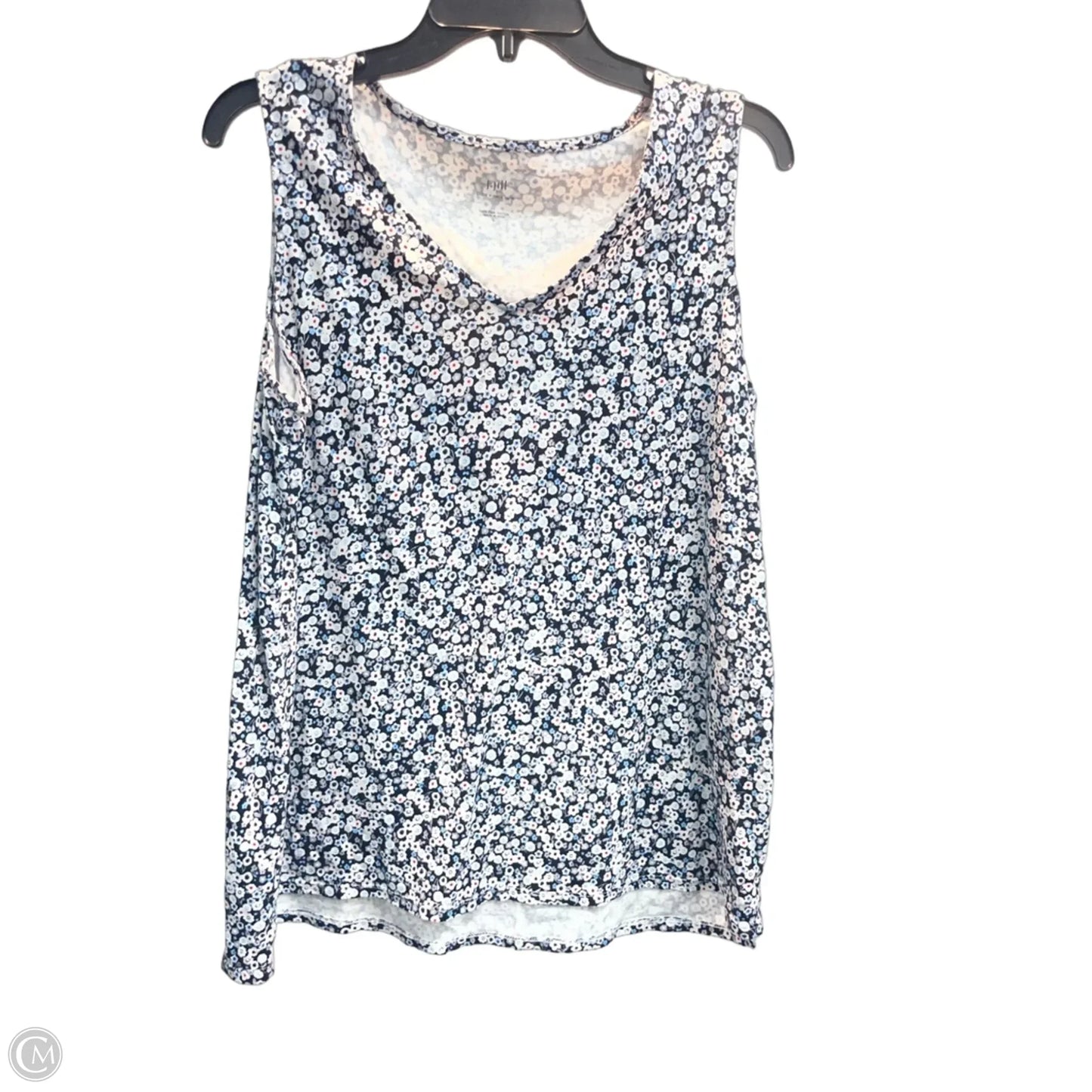 Tank Top By J. Jill In Floral Print, Size: L
