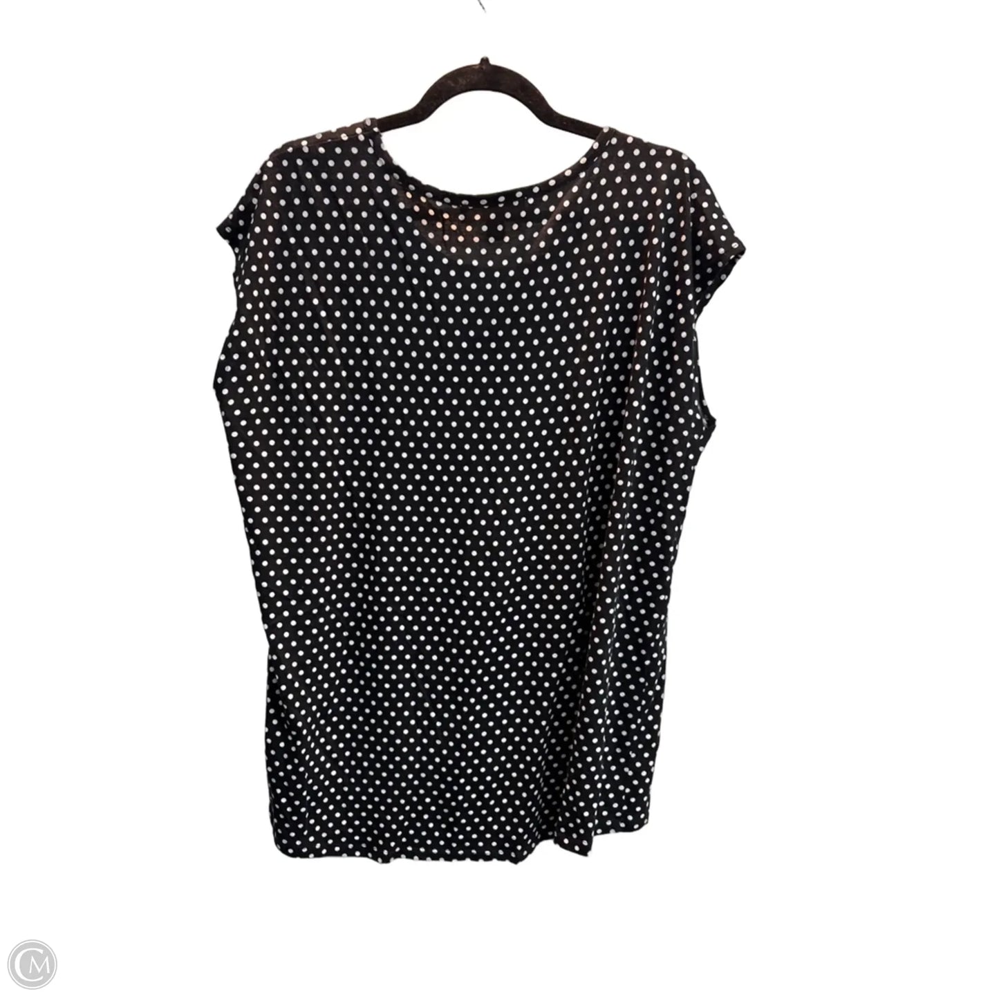 Top Sleeveless By Michael By Michael Kors In Polkadot Pattern, Size: 1x