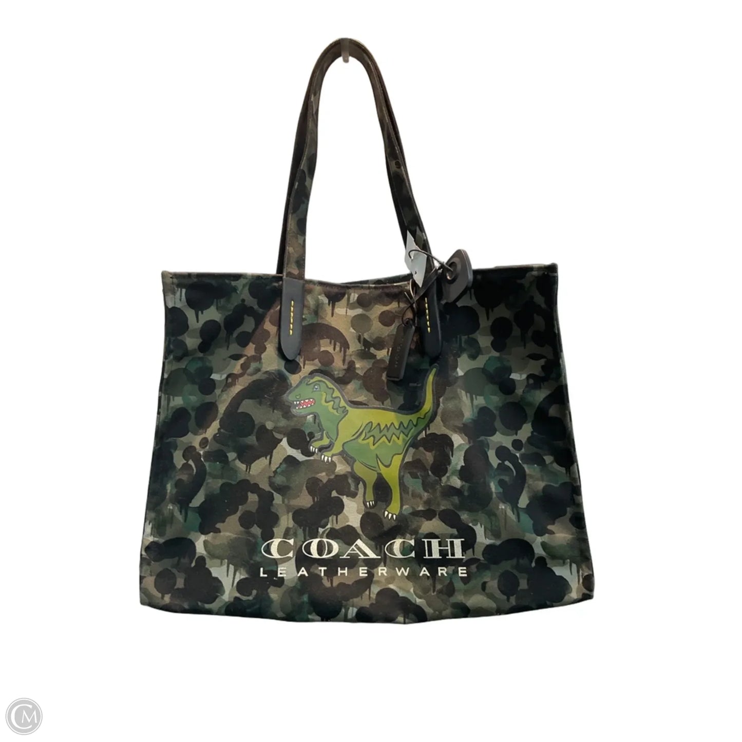 Overalls Designer By Coach In Camouflage Print, Size: L