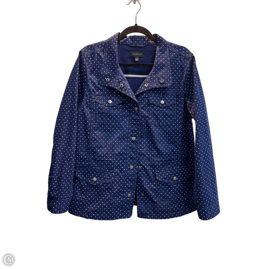 Jacket Utility By Talbots In Polkadot Pattern, Size: L