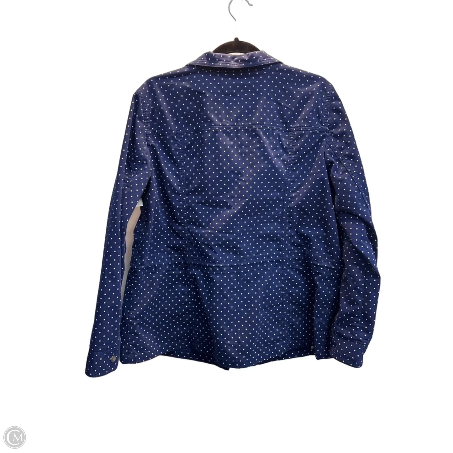 Jacket Utility By Talbots In Polkadot Pattern, Size: L