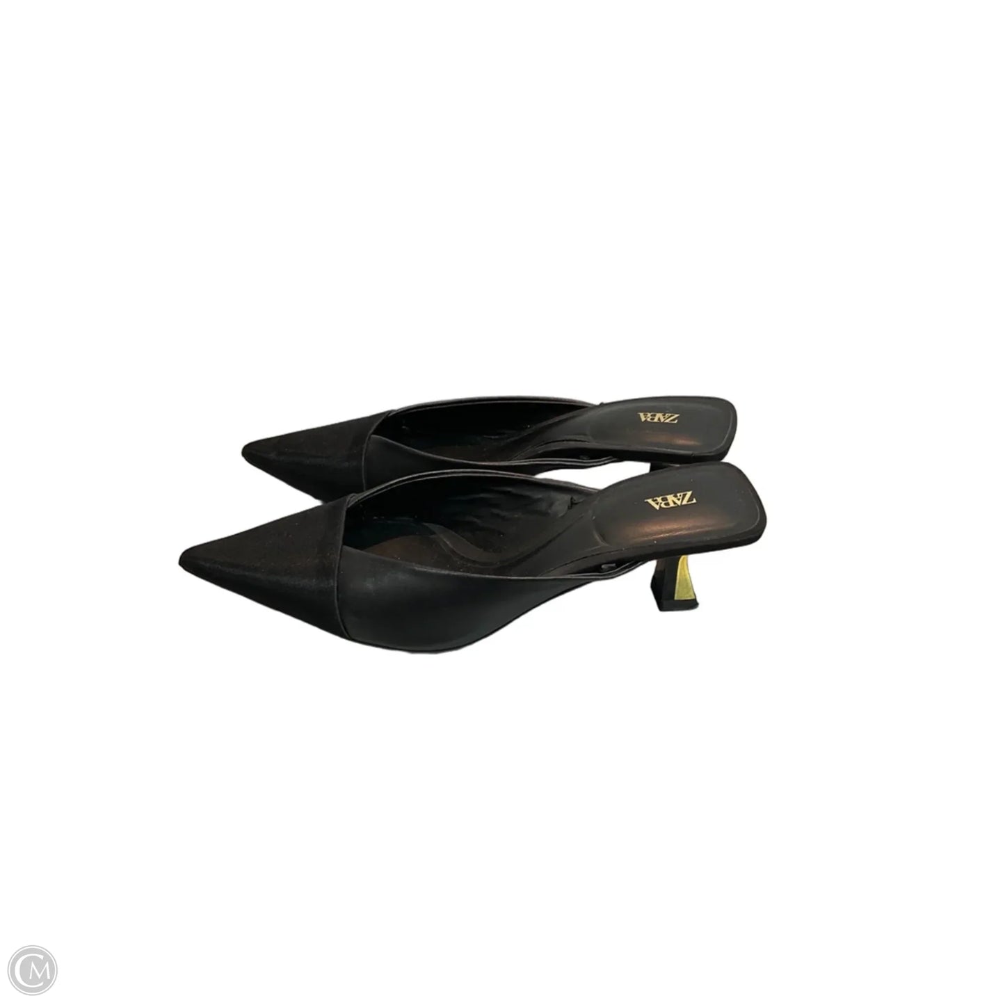 Shoes Heels Kitten By Zara In Black, Size: 7.5